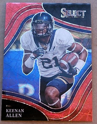 2022 Panini Select Draft Picks Field Level Red Lazer Prizm Keenan Allen #184