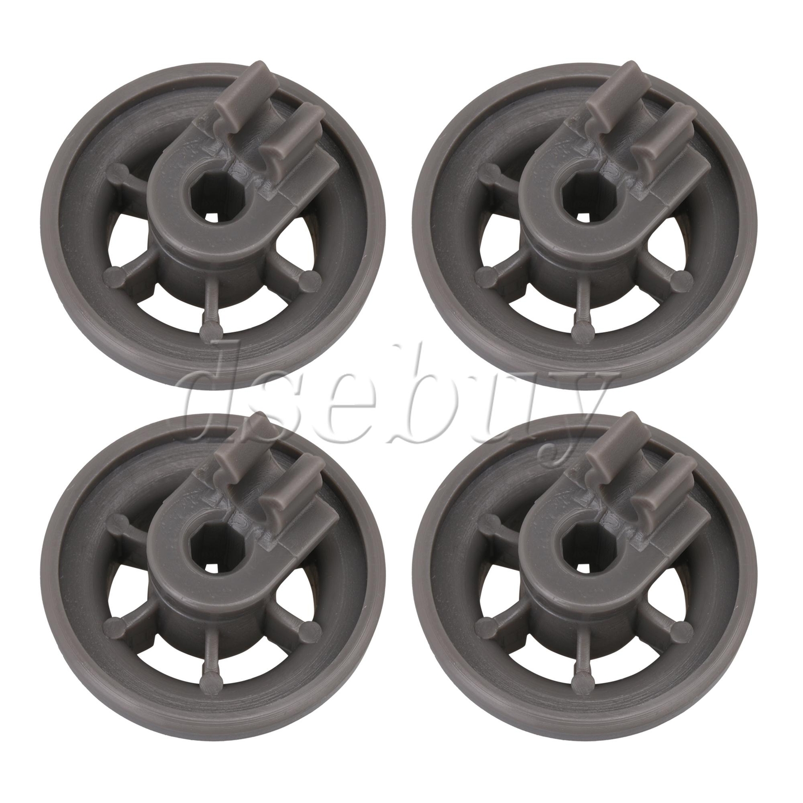 4581DD3003B Dishwasher Lower Rack Wheel Replacement Part Pack of 4 Gray