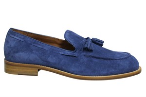 mocasines azules hombre