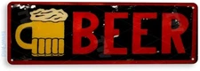 Beer Mug Tin Metal Sign Bar Pub Cave Restaurant Beer Decor Tin Sign B110