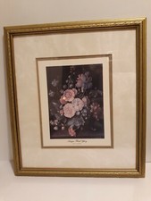 Antique FLORAL GLORY Signed Artist Unknown 