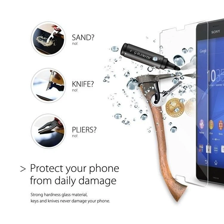 1/2PCS Screen Protector Glass For Sony Xperia 5 iv 10 iii 5ii 1 IV 10 IV 8 1ii - Image 2 of 4