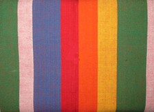 Amaca grande, colorata, stabile, tessuta dal Sud America