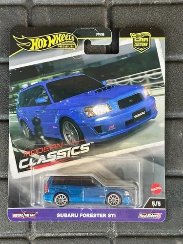 2024 HOT WHEELS PREMIUM SUBARU FORESTER STi Car Culture Modern Classics BLUE