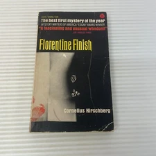 Florentine Finish Mystery Paperback Book by Cornelius Hirschberg Avon Books 1963