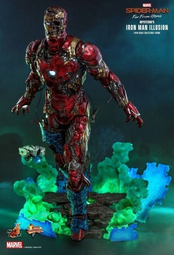 Hot Toys Mysterio's Iron Man Illusion Figure - Red