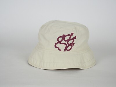 Jack Wolfskin 1900731 Ivory Bucket Hat Paw Print Sommer Cap Kinder Sonnenhut