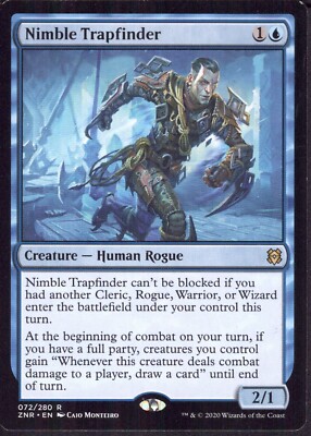 Nimble Trapfinder Zendikar Rising - Magic MTG NM