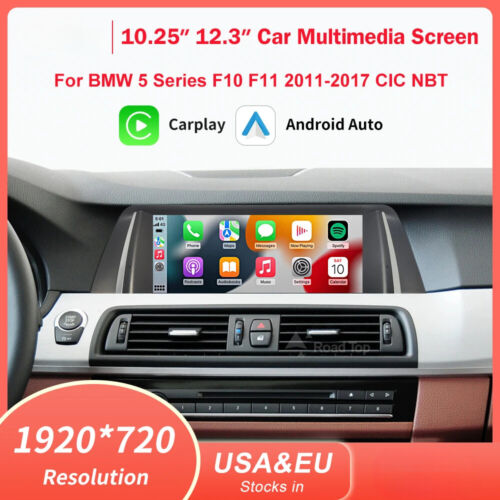 Wireless CarPlay Android Auto Car Radio Player Display Screen for BMW 5 Series