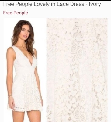 Free People Lovely in Love Lace Dress SZ S | eBay