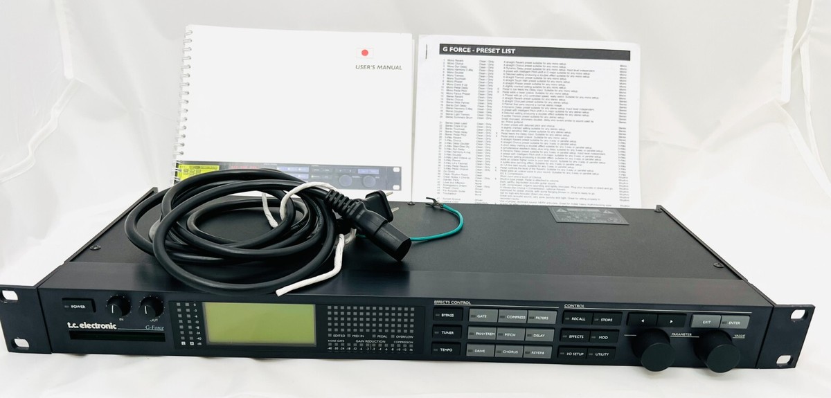 t.c. electronic G-Force Multi-Effects Processor Rack Mount t.c. electronic G-Force Multi-Effects Processor Rack Mount