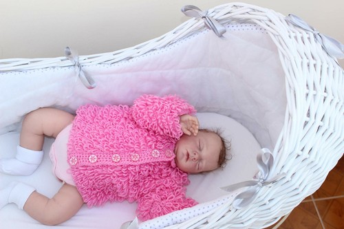 Crochet Pattern for Babies Loopy Cardigan Jacket, 4 Sizes, DK, CP220 - Picture 5 of 9