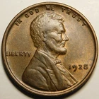 1928 P Lincoln Wheat Cent Penny EF-AU  Actual Coin Pictured