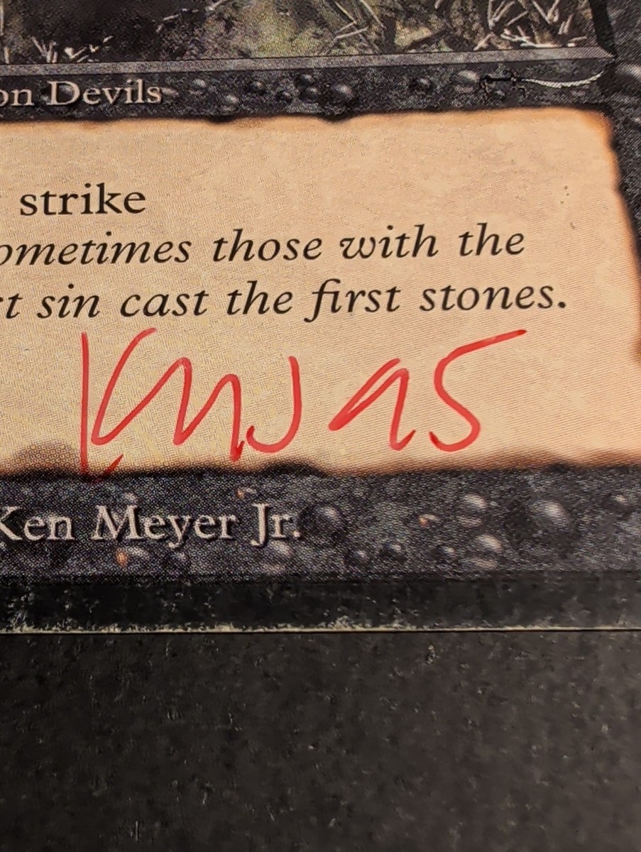 MTG Stone-Throwing Devils (Light) Arabian Nights Regular Common
