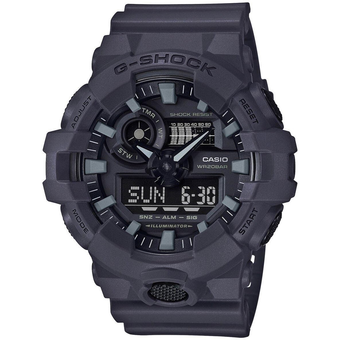 Casio Mens Watch XL Series G-Shock Quartz 200M Water Resistant, Shock