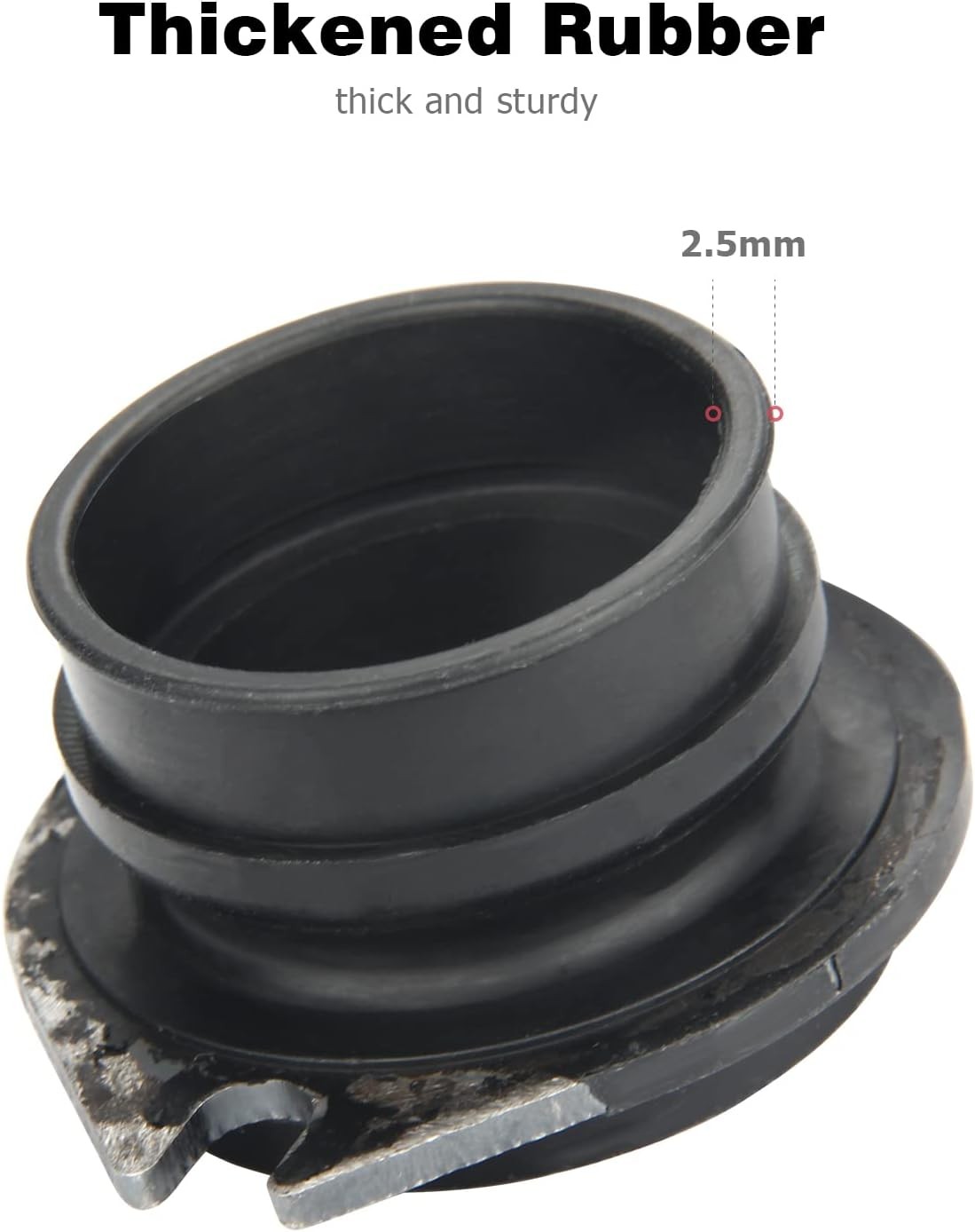 Garbage Disposal Parts for Insinkerator, 75499 Flex Coupler Rubber Black 