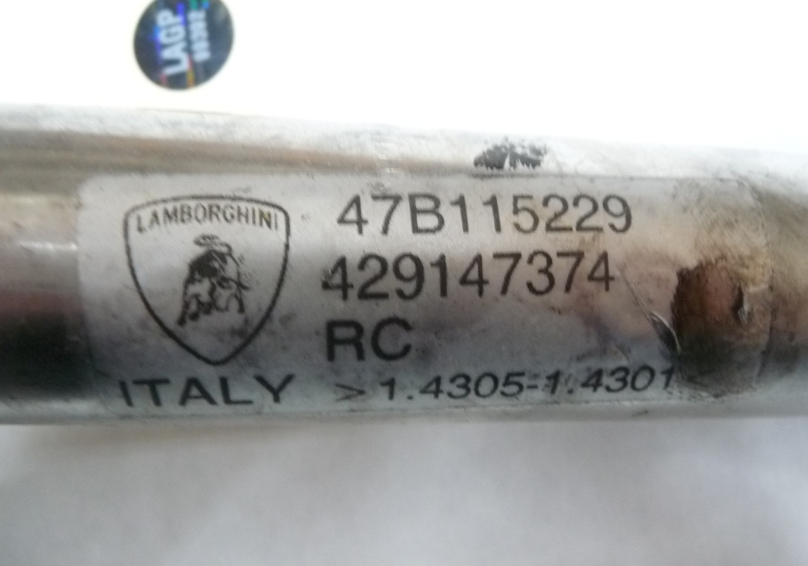 2024-2025 Lamborghini Revuelto Hydraulic System Oil Pipe Line 47B115229 OEM OE