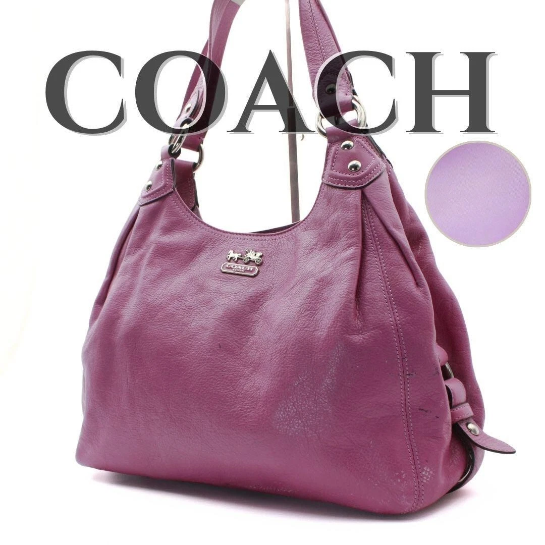 バッグ Vintage COACH Madison Maggie Bag purple Coach Madison Maggie Purple for sale | eBay