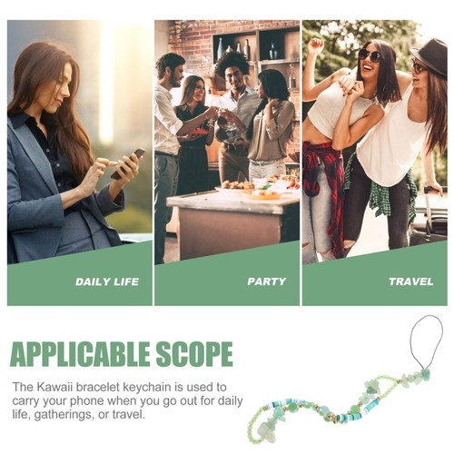 Mobile Phone Chain Cell Strap Charm Cellphone Beaded Lanyard Charms - 第 11/12 張圖片
