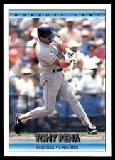 1992 Donruss Tony Pena Boston Red Sox #208