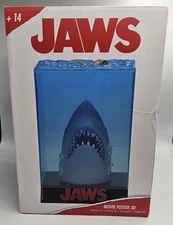 SD Toys Jaws Great White Shark Movie Poster 3D - NEW OPEN - Slight Box Damage