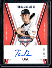 THOMAS DiLANDRI 2019 Panini USA Baseball Stars & Stripes /299 #15U-TD Auto