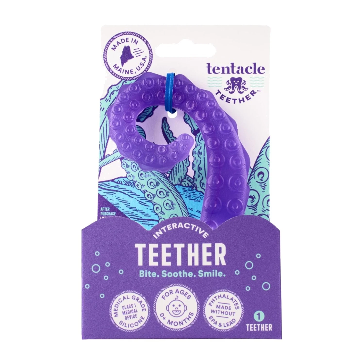 Wearable Tentacle Baby Teether - Soothing Silicone Relief for Teething Babies
Opens in a new window