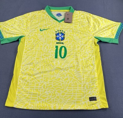 Nike Dri Fit Rodrygo #10 Brazil Copa America '24-'25 Home Jersey