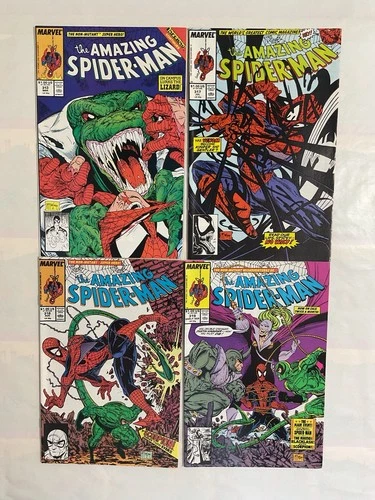 Amazing Spider-Man #313 317 318 319 Todd McFarlane Lot Marvel 1988.