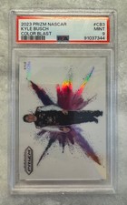 2023 Panini Prizm NASCAR KYLE BUSCH COLOR BLAST SSP #CB3 PSA 9 MINT CASE HIT!!