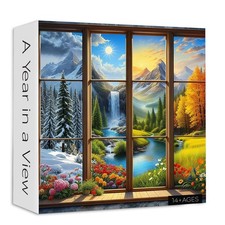 1000 Piece Jigsaw Puzzle For Adults A Year In Seasons Nature Landscape Art