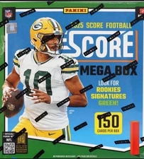 2025 Panini Score Football Factory Sealed Mega Box