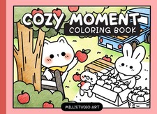 Cozy Moment Coloring Book: Kawaii Relaxing Cute Coloring for Adults and Teens, E