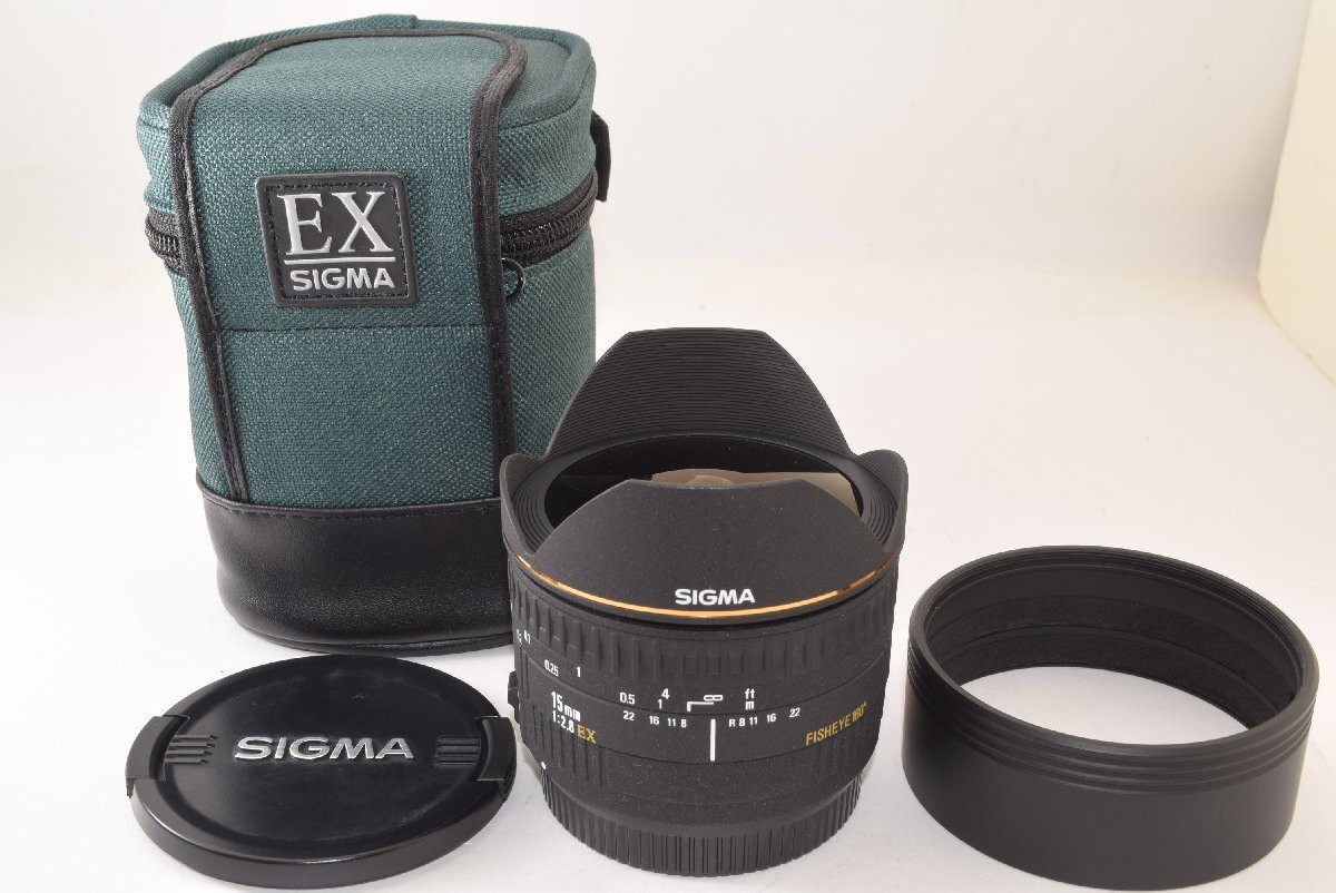 SIGMA 15MM F2.8 EX FISHEYE FOR CANON WIDE ANGLE FIXED/PRIME SIGMA 15MM F2.8 EX FISHEYE FOR CANON WIDE ANGLE FIXED/PRIME