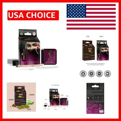 Mina IBrow Henna - Dark Brown Eyebrow Tint | Ammonia-Free, Semi-Permanent Powder