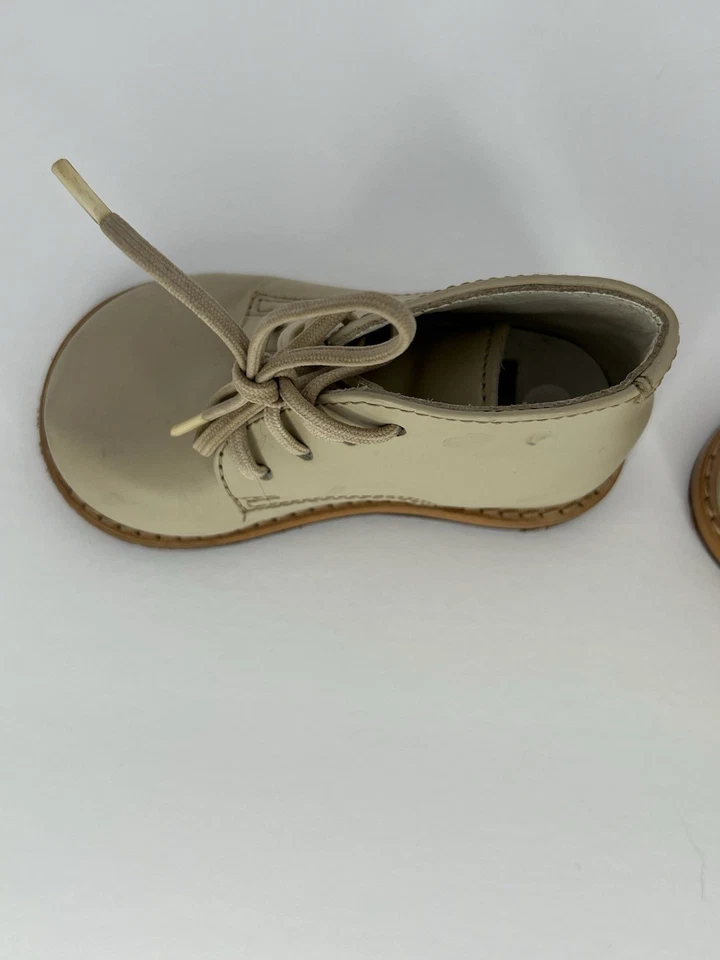Josmo Toddler Kids Boy Girl First Walker Oxfords Beige Size 4 EU 20 - Image 4 of 4