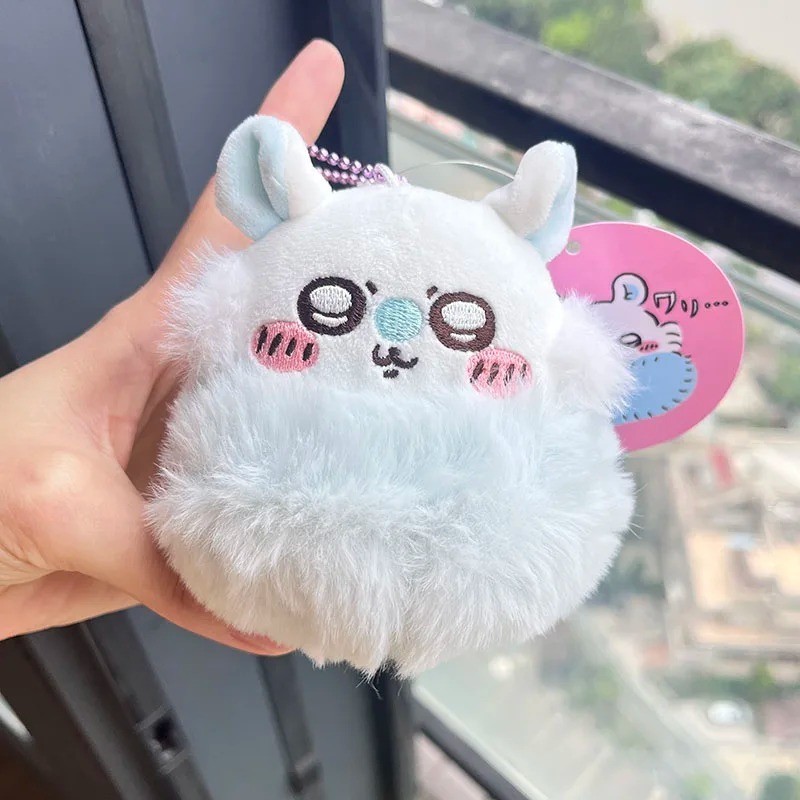 Cute Chiikawa Plush Doll Keychain Momonga Doll Toy Mascot Ornament