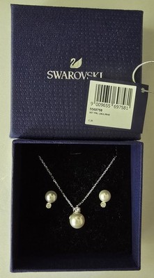 Swarovski Treasure Pearl Set 5569758 Kette Ohrringe Neu Box Etikett