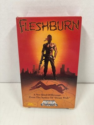 Fleshburn (Betamax, 1984) - Steve Kanaka, Karen Carlson - Beta M758 - Action Adv