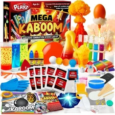 Playz Mega Kaboom! 150+ Explosive Science Experiments Kit 