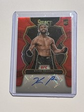 2023 Panini UFC Select Kyler Phillips Auto RC 81/99 Red Prizm Autograph #RS-KPH