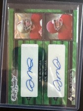 JOE MONTANA Double Auto 2024 LEAF DUAL Autograph #’d 2/2 Football 🏈 Card