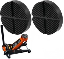 2 X Cuscinetti Universali in Gomma per Cric Auto Cuscinetto in Gomma per Cric Tr