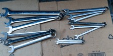 Snap-on Oex Sae Flank Drive 12 Point Combination Wrench Set 15 Piece 38-1-12