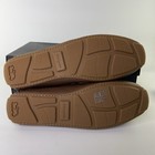 Coach Luca Driver Saddle Brown Leather Pebble Grain Loafers Slip On Mens Sz 12 D
