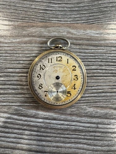Antique  Waltham Vanguard 21 Jewels  Pocket Watch 1908