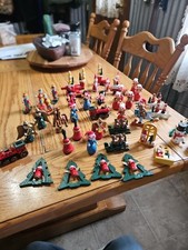 Lot Of Wooden Christmas Ornaments