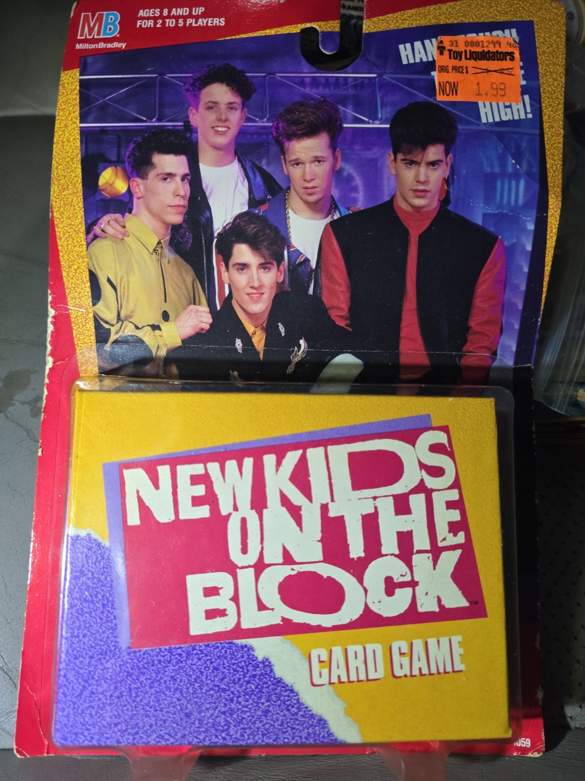 New Kids On The Block Card Game New In Package 1990 MB