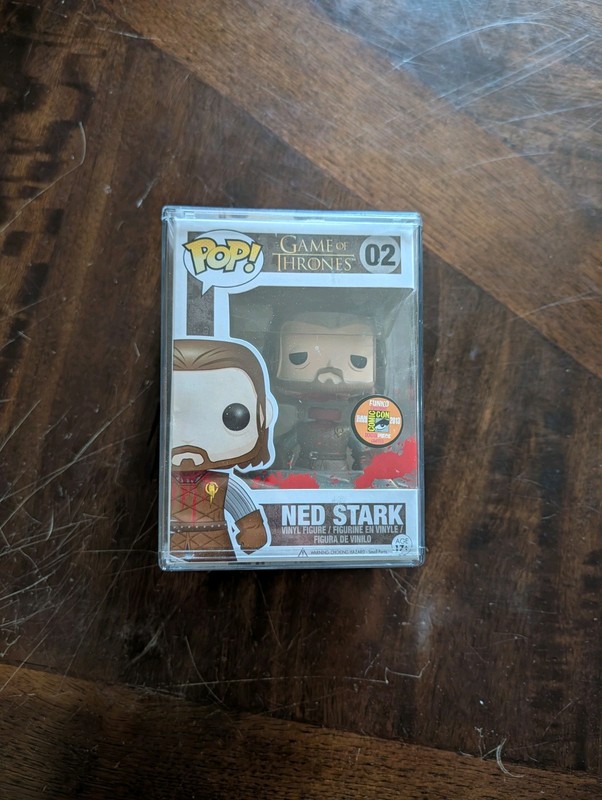 Funko Pop! Game of Thrones Headless Ned Stark #02 SDCC 2013 Exclusive Rare