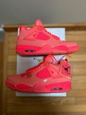 NEW Size 7 Women  s Air Jordan 4 Retro NRG Hot Punch AQ9128-600